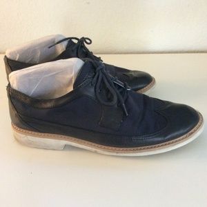 Tommy Hilfiger Womens Sz 9 Leather Wingtip Oxfords